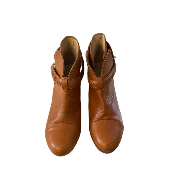 Rag & Bone brown camel Harrow braided belted ankle leather boots - Picture 11 of 11